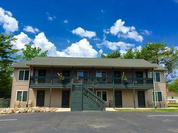 Hotel Lucky Horseshoe Cabins Au Sable Exterior foto